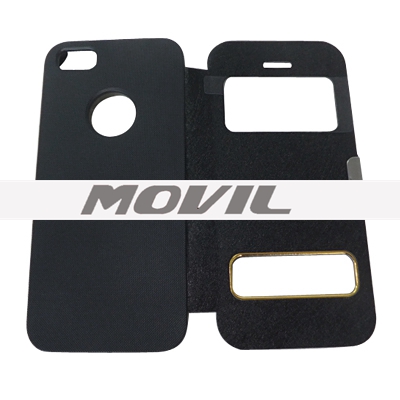 NP-855 Flip Cover con dos ventana con magnetico para Iphone 5 NP-855-1